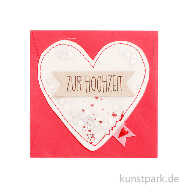 Artikelbild 1 des Artikels “Good old friends - Mini Herz Kärtchen, Zur Hochzeit “