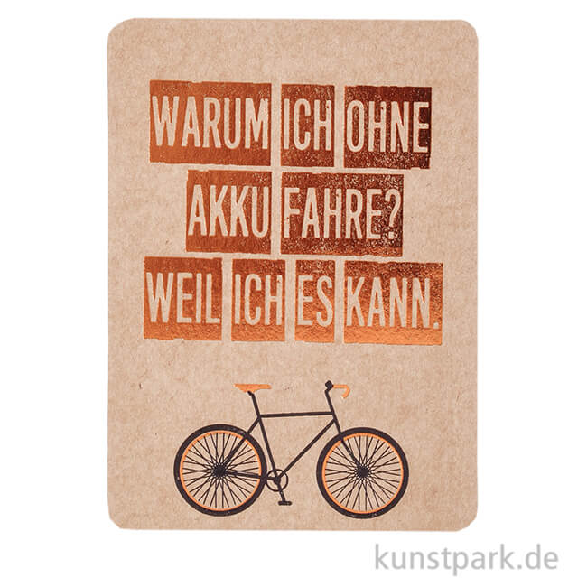 Artikelbild 1 des Artikels “Good old friends - Postkarten, Warum ich ohne Akku fahre “