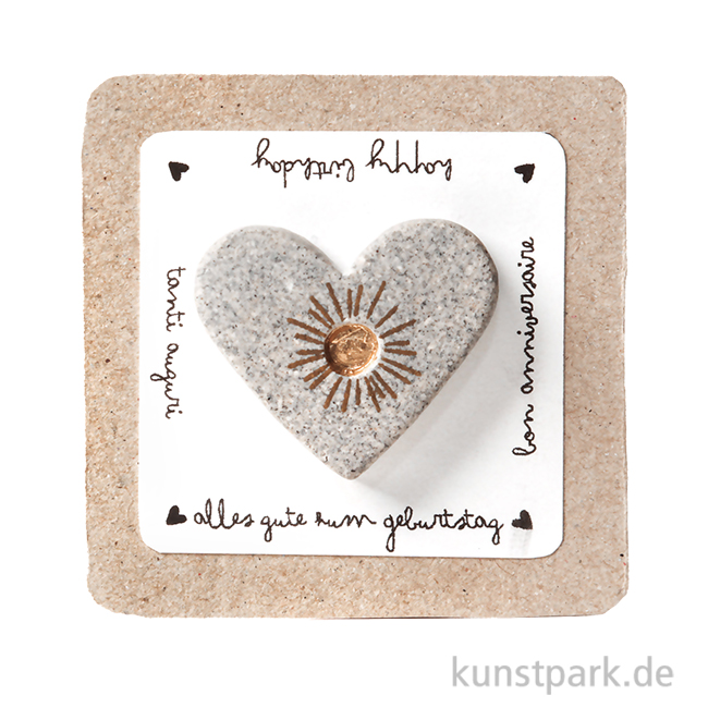 Artikelbild 1 des Artikels “Good old friends - Terrazzo Herzmagnet, Alles Gute zum Geburtstag “