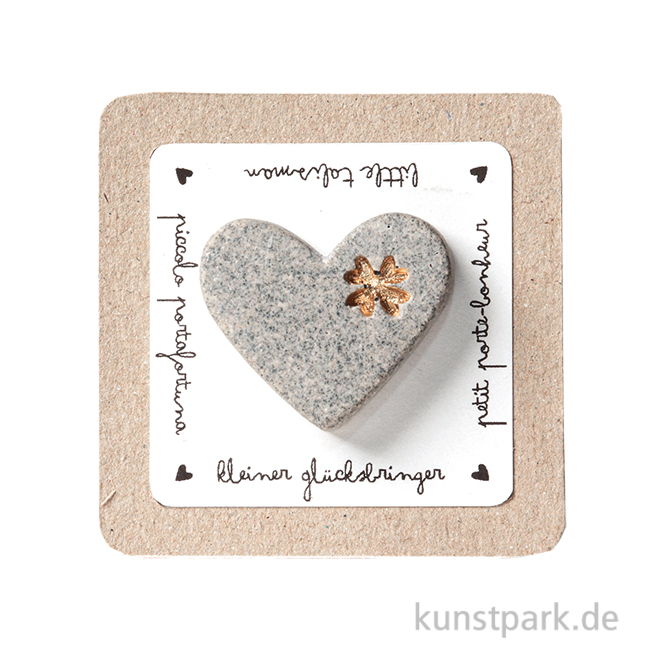 Artikelbild 1 des Artikels “Good old friends - Terrazzo Herzmagnet, Kleiner Glücksbringer “