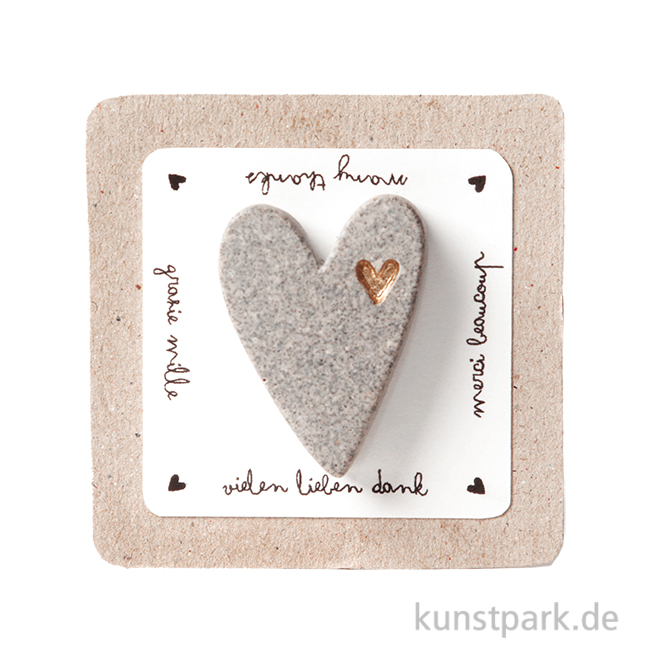 Artikelbild 1 des Artikels “Good old friends - Terrazzo Herzmagnet, Vielen lieben Dank “