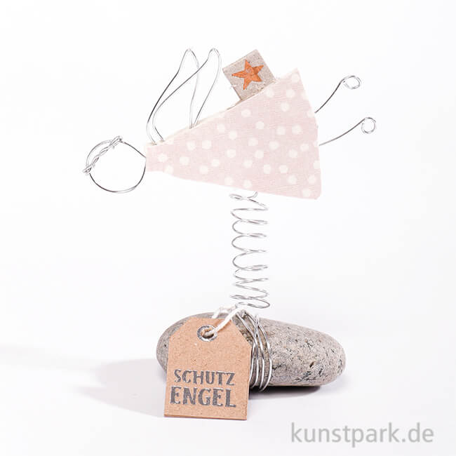 Artikelbild 1 des Artikels “Good old friends - Wackel Engel, Rosa-Weiß gepunktet “