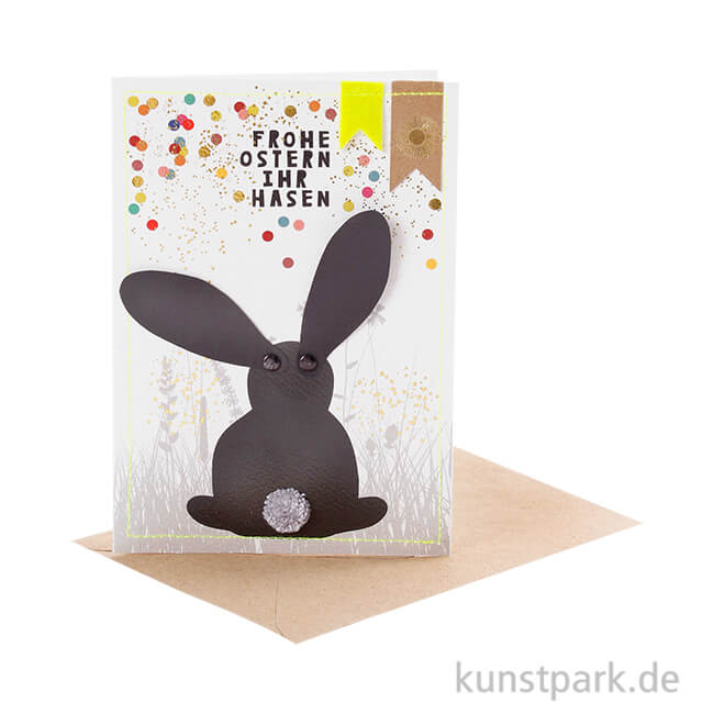Artikelbild 1 des Artikels “Good old friends - Wackelohrkarte, Frohe Ostern ihr Hasen “