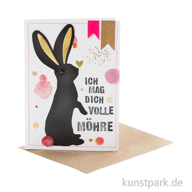 Artikelbild 1 des Artikels “Good old friends - Wackelohrkarte, Ich mag Dich volle Möhre “