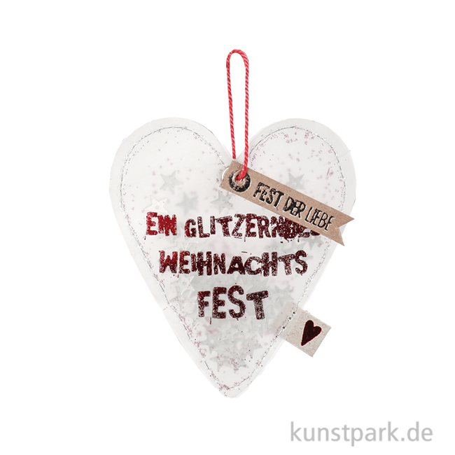 Artikelbild 1 des Artikels “Good old friends - Winter Glitzer Ornament, Herz “