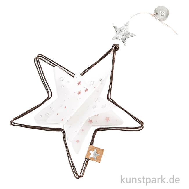 Artikelbild 1 des Artikels “Good old friends - Winter Transparent Ornament, Stern 5-eckig “