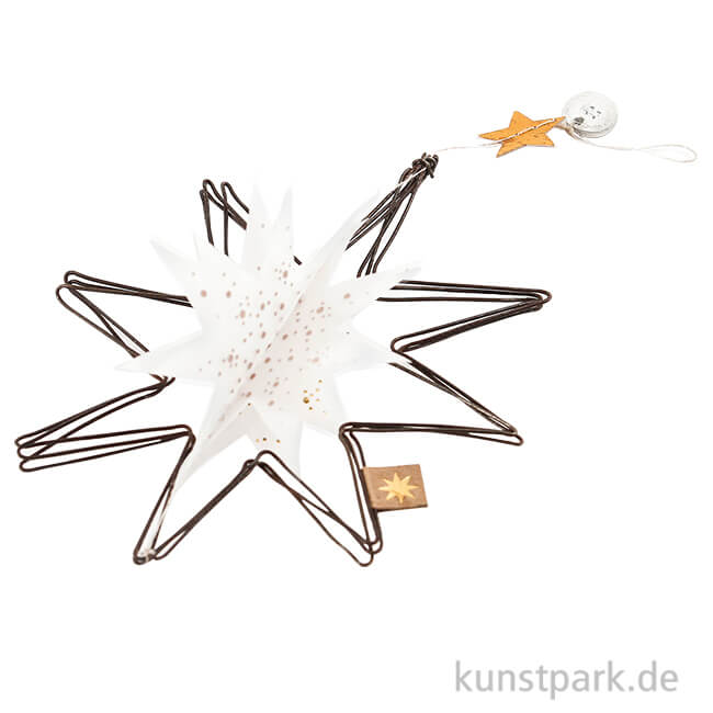 Artikelbild 1 des Artikels “Good old friends - Winter Transparent Ornament, Stern 8-eckig “