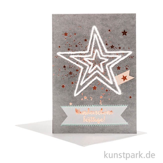 Artikelbild 1 des Artikels “Good old friends - Winter Wollkarte, Stern “