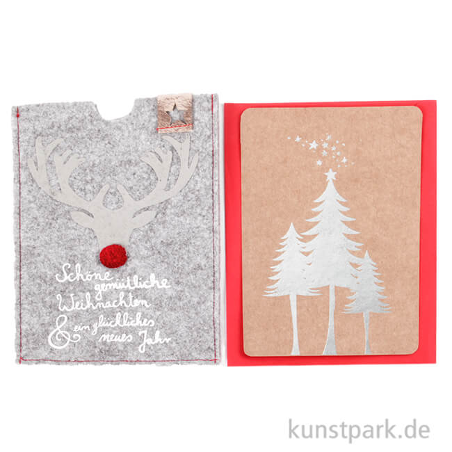 Artikelbild 1 des Artikels “Good old friends - Winterkuschelkarte, Hirsch “