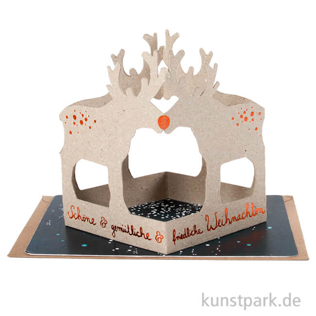Artikelbild 1 des Artikels “Good old friends - Winterlichtbrief, Rentiere “