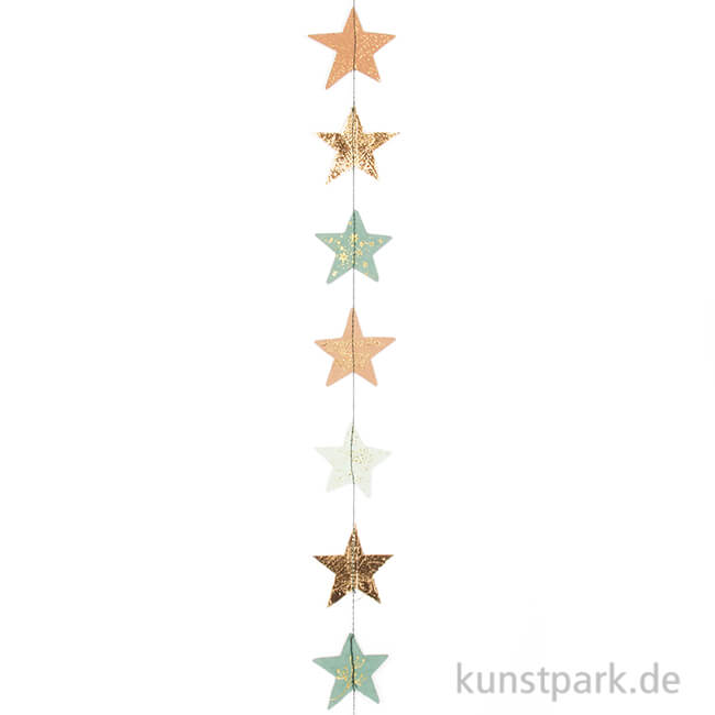 Artikelbild 1 des Artikels “Good old friends - Wintersternkette, Grün-Gold “