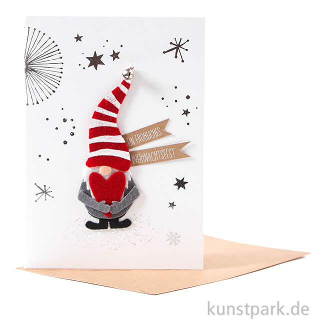 Artikelbild 1 des Artikels “Good old friends - Winterwichtel Karte, Fröhliches Weihnachtsfest “