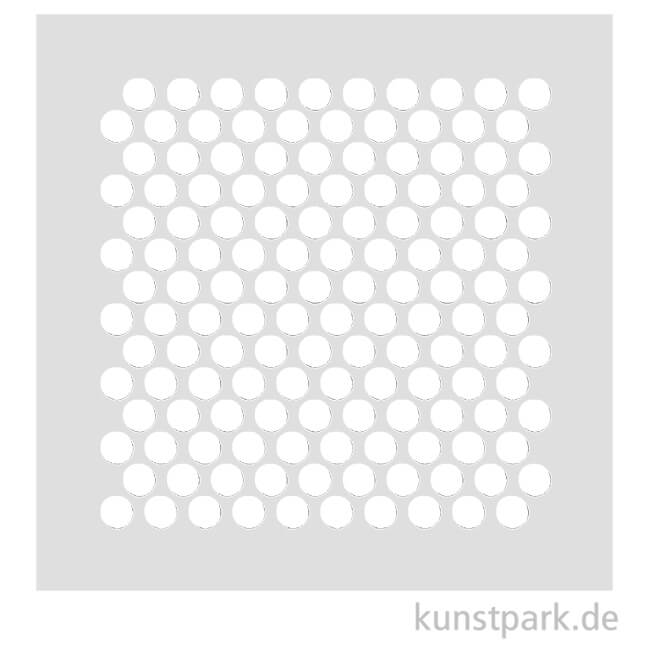 Artikelbild 1 des Artikels “Grafische Schablone - Viele viele Punkte, Größe 116x116 mm “