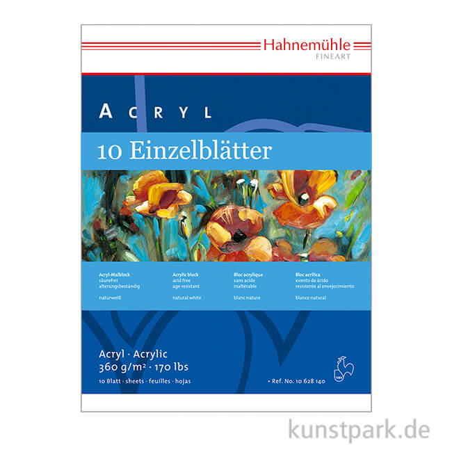 Artikelbild 1 des Artikels “Hahnemühle ACRYL Malkarton, 10 Bogen, 360g 70 x 100 cm“