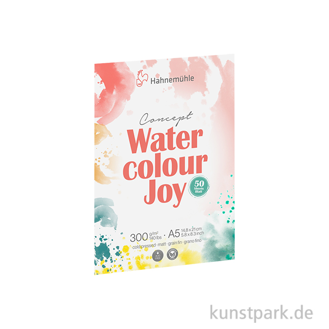 Artikelbild 1 des Artikels “Hahnemühle Aquarellpapier, Concept Watercolour Joy, 50 Blatt, 300g A5“