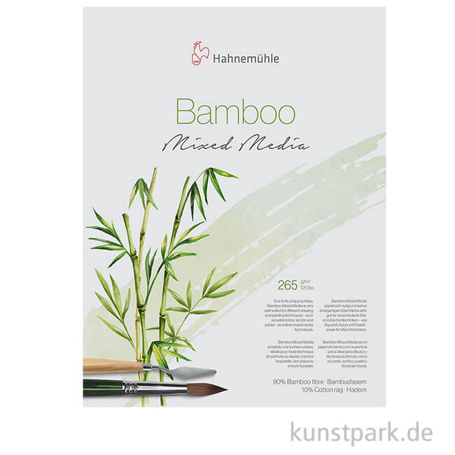 Artikelbild 1 des Artikels “Hahnemühle BAMBOO-Mixed-Media - 10 Bogen, 265g, 50 x 65 cm “