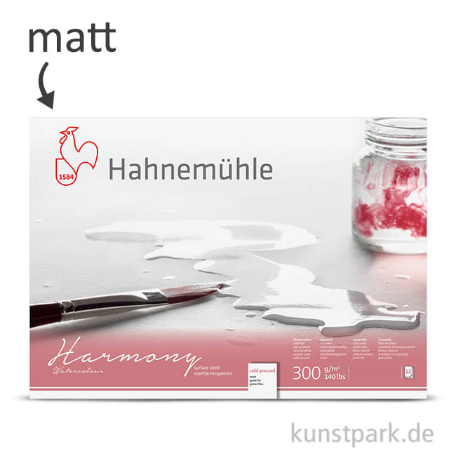 Artikelbild 1 des Artikels “Hahnemühle HARMONY Aquarell Papier, 12 Blatt, 300g - matt “