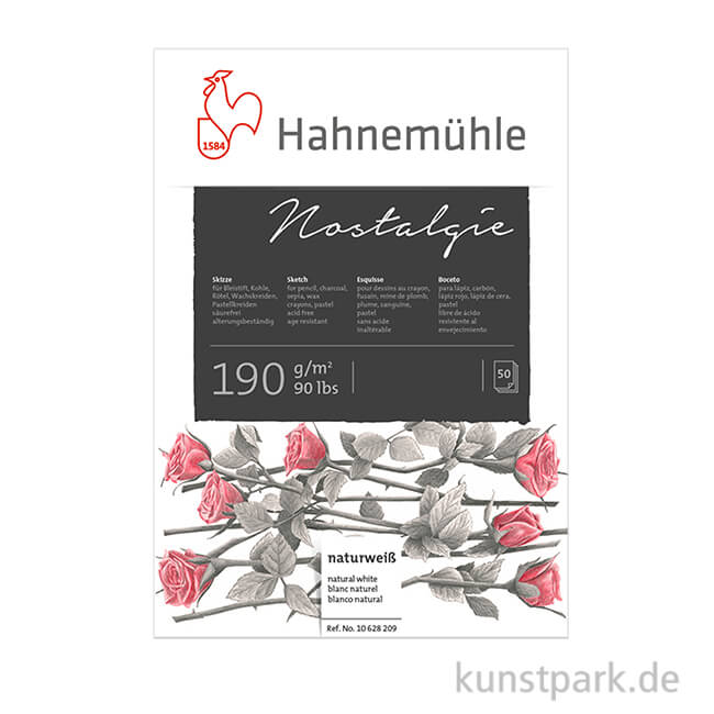 Artikelbild 1 des Artikels “Hahnemühle NOSTALGIE Skizzenblock 190g/m² DIN A2“