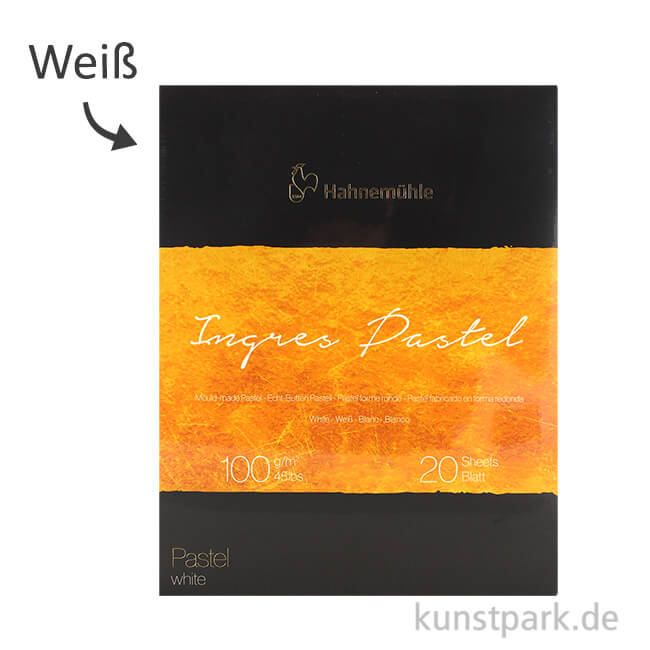 Artikelbild 1 des Artikels “Hahnemühle The Collection Ingres Pastel Weiß 20 Blatt 100g “