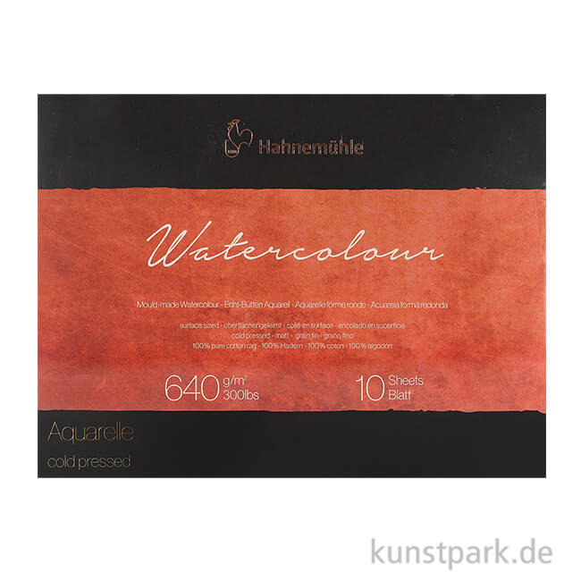 Artikelbild 1 des Artikels “Hahnemühle The Collection Watercolour matt 10 Blatt 640g 30 x 40 cm“