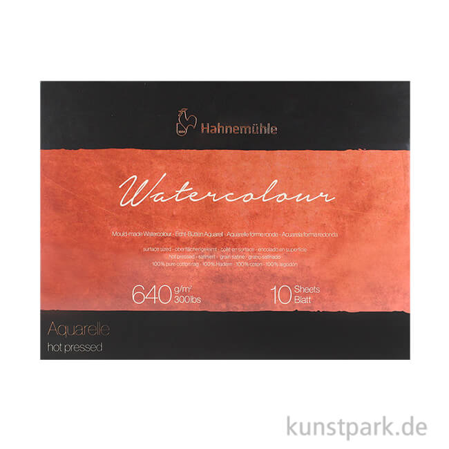 Artikelbild 1 des Artikels “Hahnemühle The Collection Watercolour satiniert 10 Blatt 640g 24 x 32 cm“