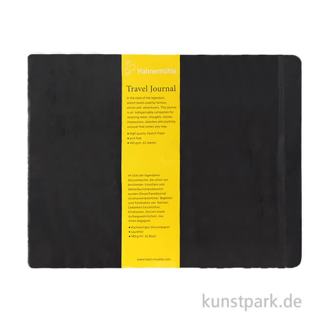 Artikelbild 1 des Artikels “Hahnemühle TRAVEL Journal, 62 Blatt, 140g 13,5 x 21 cm (quer)“