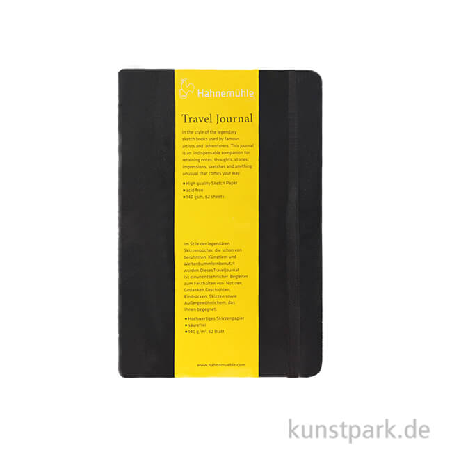 Artikelbild 1 des Artikels “Hahnemühle TRAVEL Journal, 62 Blatt, 140g 9 x 14 cm (hoch)“