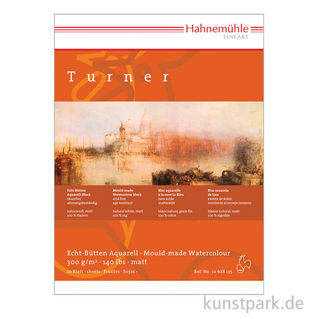 Artikelbild 1 des Artikels “Hahnemühle WILLIAM TURNER Aquarellblock, 10 Blatt, 300g matt “
