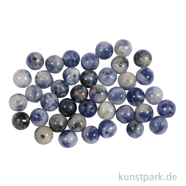 Artikelbild 1 des Artikels “Halbedelsteinperlen Blauquarz, ø 4 mm, 40 Stück “