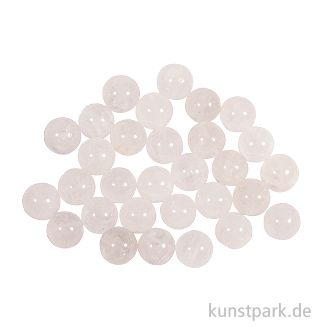 Artikelbild 1 des Artikels “Halbedelsteinperlen Weißer Quarz, ø 6 mm, 30 Stück “