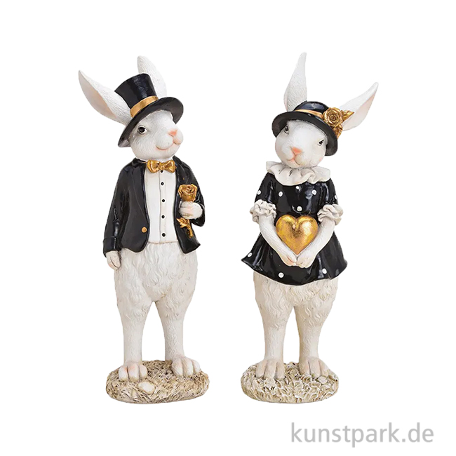Artikelbild 1 des Artikels “Hase Mann / Frau aus Poly, Schwarz, Sortiert, 10 x 12 x 32 cm “