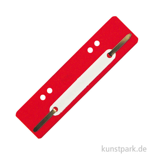 Artikelbild 1 des Artikels “Heftstreifen aus Kunststoff 25 Stk | Rot“