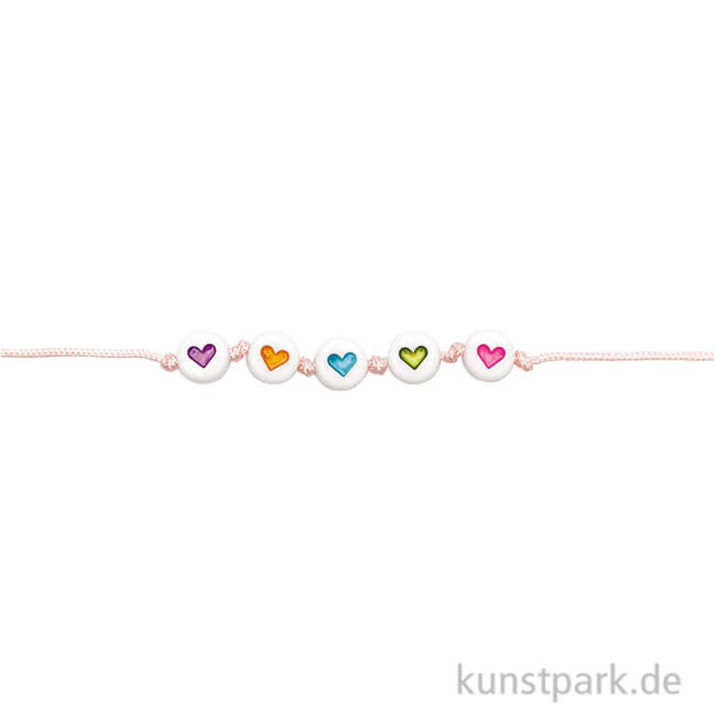 Artikelbild 1 des Artikels “Herz Perlen, Rund, Pastell, 165 Stück “