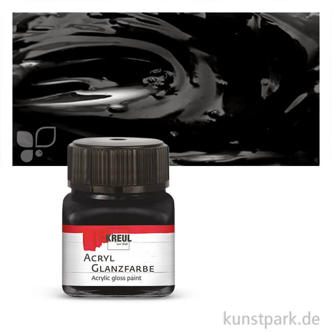 Artikelbild 1 des Artikels “KREUL Acryl Glanzfarbe 20 ml | Schwarz“