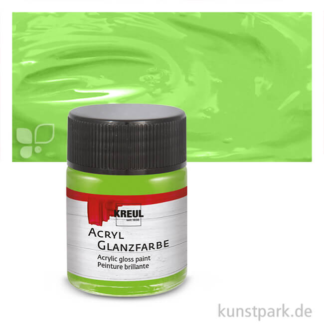 Artikelbild 1 des Artikels “KREUL Acryl Glanzfarbe 50 ml | Lindgrün“