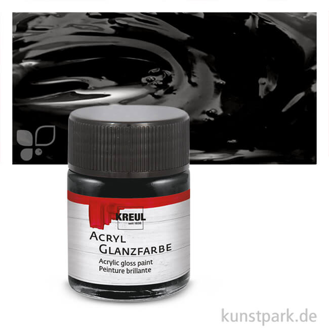 Artikelbild 1 des Artikels “KREUL Acryl Glanzfarbe 50 ml | Schwarz“