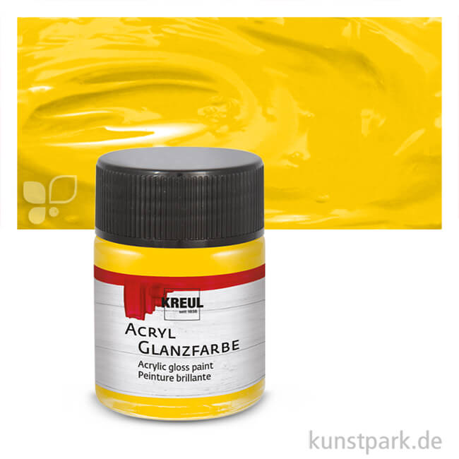 Artikelbild 1 des Artikels “KREUL Acryl Glanzfarbe 50 ml | Sonnengelb“