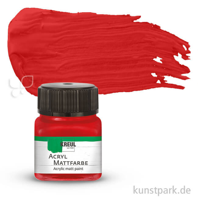Artikelbild 1 des Artikels “KREUL Acryl Mattfarbe 20 ml | Brillantrot“