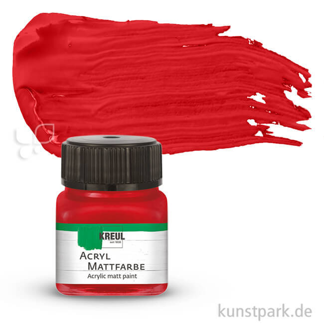 Artikelbild 1 des Artikels “KREUL Acryl Mattfarbe 20 ml | Dunkelrot“
