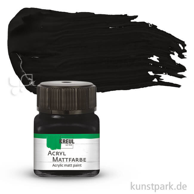 Artikelbild 1 des Artikels “KREUL Acryl Mattfarbe 20 ml | Schwarz“