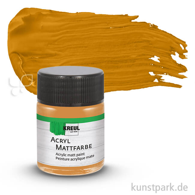 Artikelbild 1 des Artikels “KREUL Acryl Mattfarbe 50 ml | Ocker“