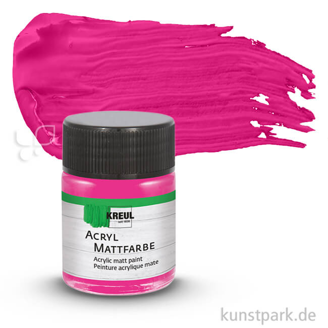 Artikelbild 1 des Artikels “KREUL Acryl Mattfarbe 50 ml | Pink“
