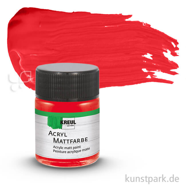 Artikelbild 1 des Artikels “KREUL Acryl Mattfarbe 50 ml | Rot“