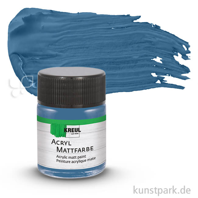 Artikelbild 1 des Artikels “KREUL Acryl Mattfarbe 50 ml | Stahlblau“