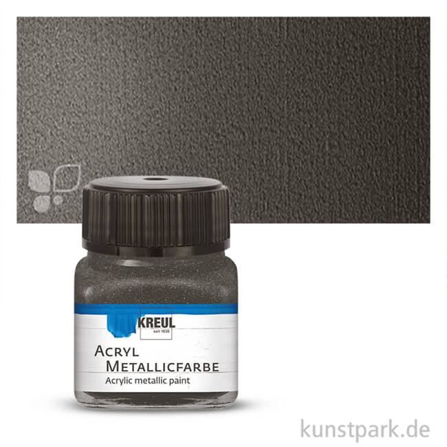 Artikelbild 1 des Artikels “KREUL Acryl Metallicfarbe 20 ml | Anthrazit“