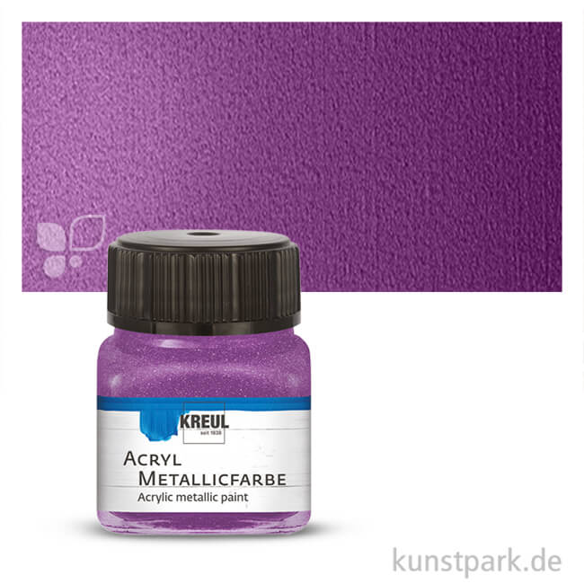 Artikelbild 1 des Artikels “KREUL Acryl Metallicfarbe 20 ml | Flieder“