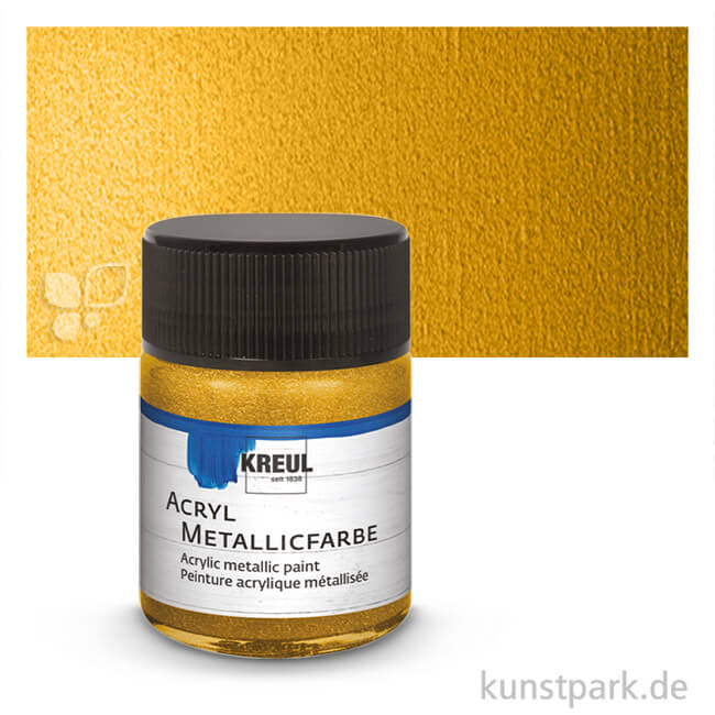 Artikelbild 1 des Artikels “KREUL Acryl Metallicfarbe 50 ml | Gold“
