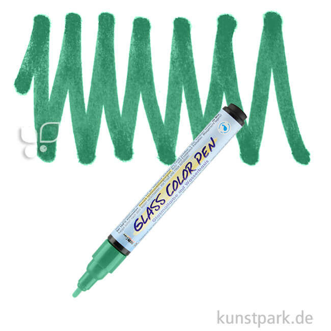 Artikelbild 1 des Artikels “KREUL Glass Color Pen 2-4 mm | Dunkelgrün“