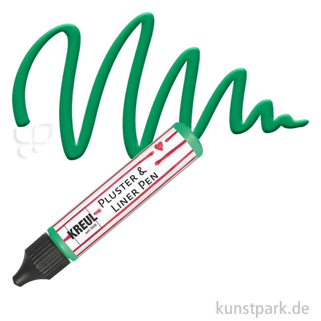 Artikelbild 1 des Artikels “KREUL Pluster & Liner Pen, 29 ml Stift | Maigrün“