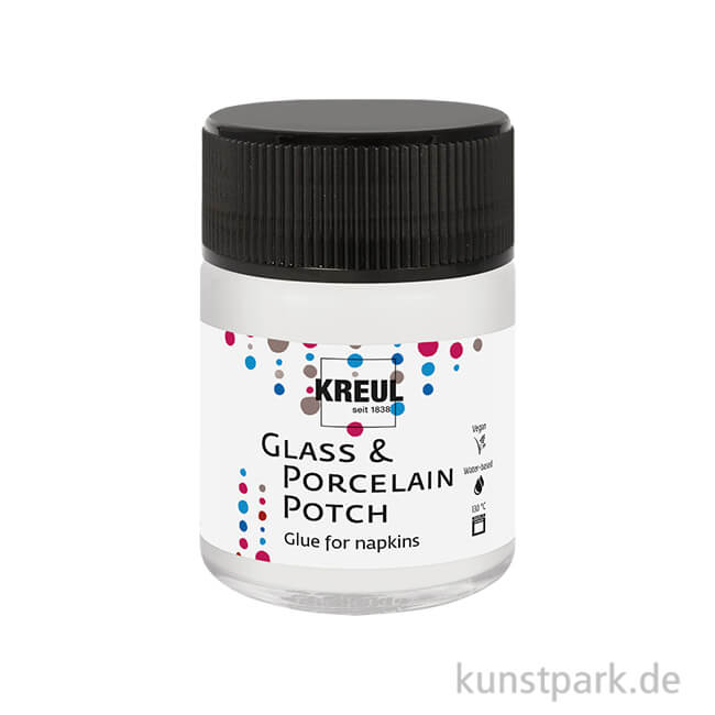 Artikelbild 1 des Artikels “KREUL Serviettenkleber Glass & Porcelain Potch 50 ml“